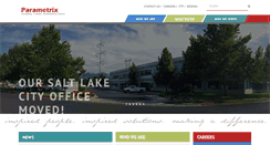 Desktop Screenshot of parametrix.com